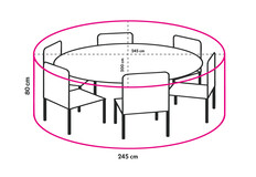 Outdoor Covers Tuinset beschermhoes | Ovaal |  245x200x80cm