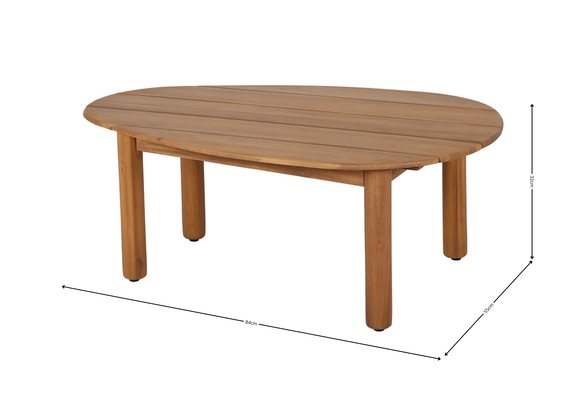 Loungetafel Gines 84cm | Acacia Teaklook
