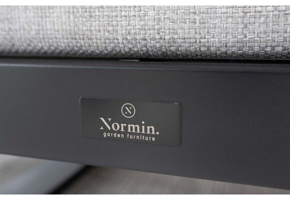 Loungestoel Cuba | Black | Rope & Aluminium