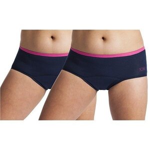 UnderWunder Women Sport brief, navy blue (2-pack)