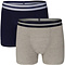 UnderWunder UnderWunder Men Boxer navy blue/grey (2-pack) UnderWunder Men Boxer navy blue/grey (2-pack)