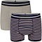 UnderWunder Men Boxer grey/striped (2-pack)