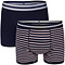 UnderWunder UnderWunder Men Boxer navy blue/striped (2-pack) UnderWunder Men Boxer navy blue/striped (2-pack)