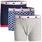 UnderWunder UnderWunder Boxer for Boys, 3-pack, navy blue, grey & monkey print UnderWunder Boxer for Boys, 3-pack, navy blue, grey & monkey print
