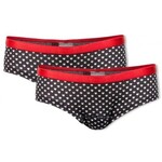 Girl set hipsters, 2-pack, hearts print UnderWunder Girl set hipsters, 2-pack, hearts print