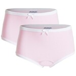 Girl set slips, 2-pack, pink UnderWunder Girl set slips, 2-pack, pink