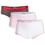 UnderWunder UnderWunder Girls set hipster + briefs, pink, white & hearts print