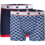 boxers for Boy, 2-pack, navy blue & monkey UnderWunder boxers for Boy, 2-pack, navy blue & monkey