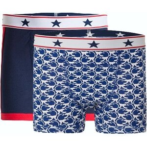 UnderWunder UnderWunder Boys boxer 2-pack, navy/monkey UnderWunder Boys boxer 2-pack, navy/monkey