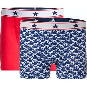 UnderWunder UnderWunder Boys boxer 2-pack, red/monkey UnderWunder Boys boxer 2-pack, red/monkey