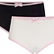 UnderWunder Girls set briefs, 2-pack, navy blue & white