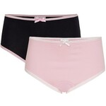Girl set slips, 2-pack, navy blue & pink UnderWunder Girl set slips, 2-pack, navy blue & pink