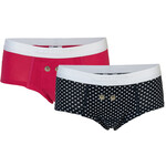 Uriflex Sensor briefs for girls pink/hearts print (2-pack)