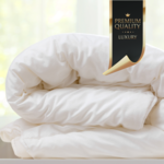 Premium: Anti-allergy, water-repellent and breathable duvet cover with zipper