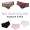 UnderWunder Pack of 5 Girls underwear, choose your favorite mix