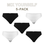 UnderWunder UnderWunder Super Pack of 5 Mini briefs, color mix to be determined