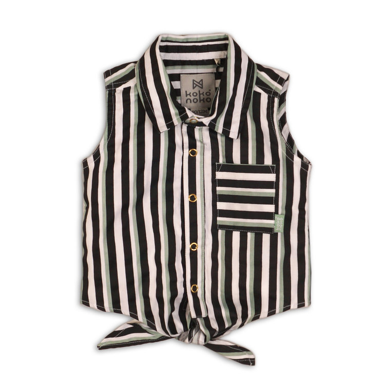 Girls blouse stripe | 37C-34931