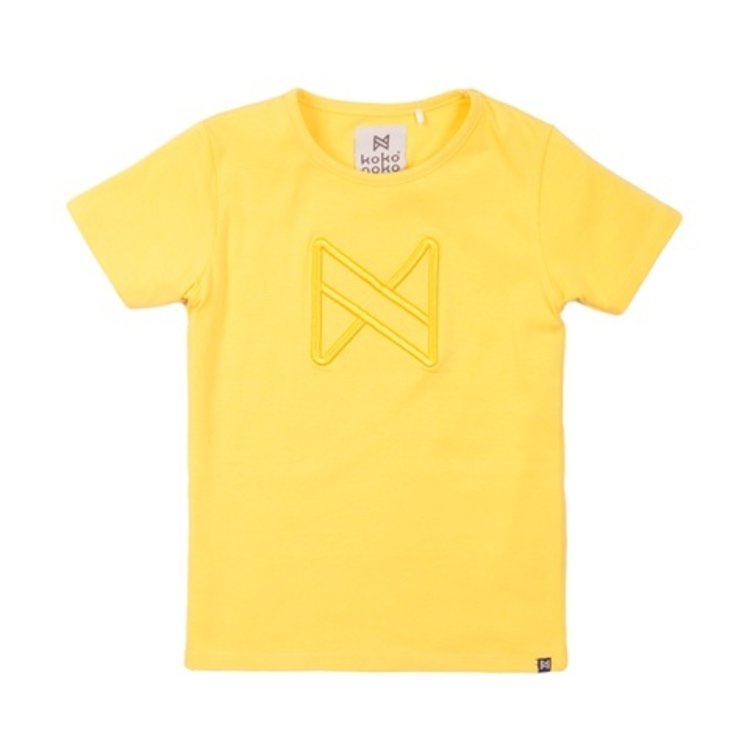 Koko Noko meisjes T-shirt geel | E38969-37