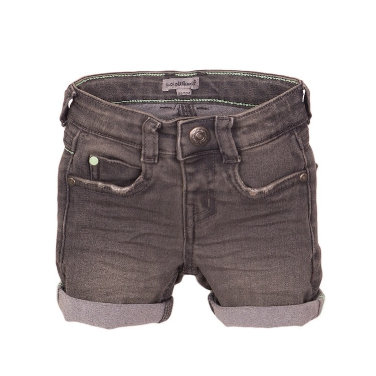 Koko Noko jongens jeans short grijs | E38854-37