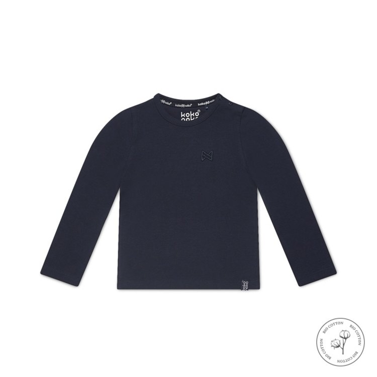 Koko Noko jongens shirt Nate donkerblauw | WN817