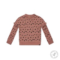 Koko Noko Sweatshirt Nova für Mädchen altrosa Punkte