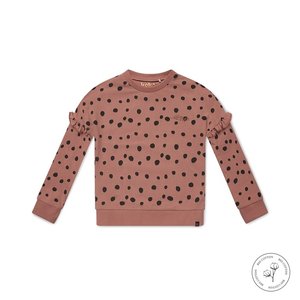 Koko Noko Sweatshirt Nova für Mädchen altrosa Punkte