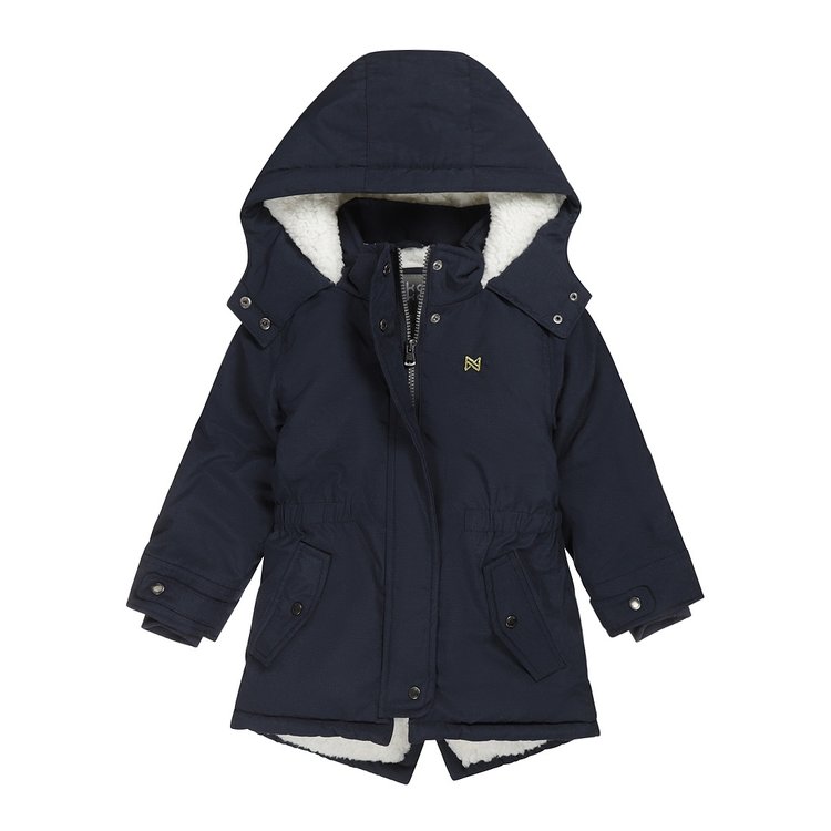 Koko Noko Mädchen Wintermantel Parka Hoodie dunkelblau | U44987-37