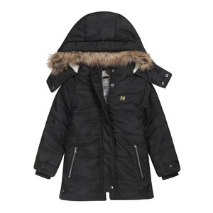 Koko Noko Mädchen Wintermantel Parka Hoodie schwarz