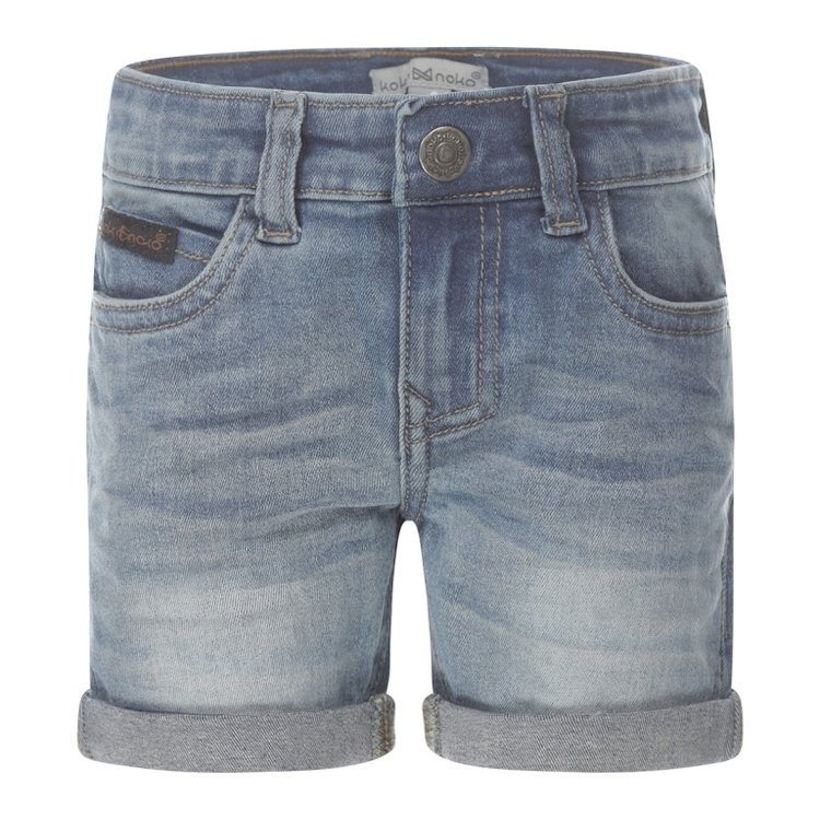 Koko Noko jongens jeans short blauw | T46801-37