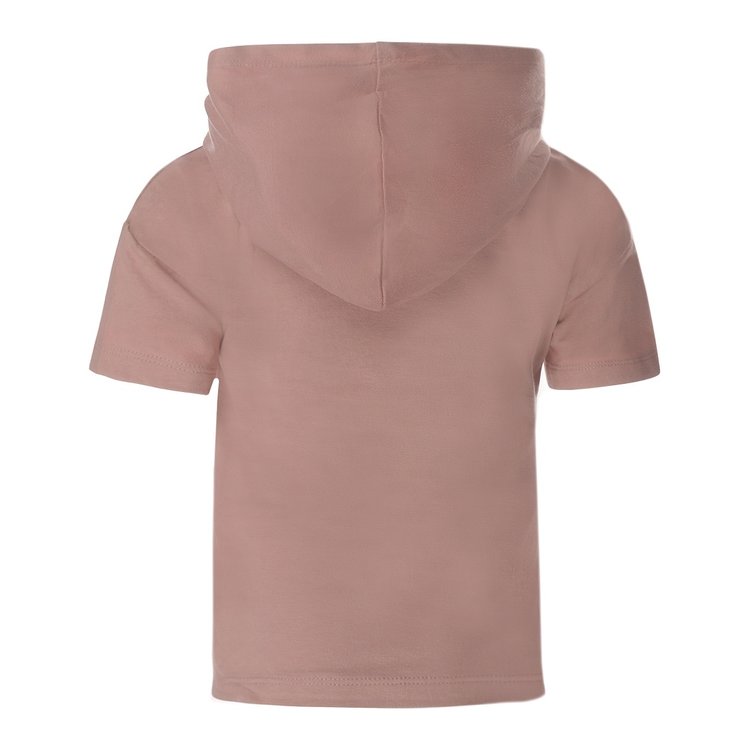 Koko Noko Jungen-T-Shirt mit Kapuze fliederfarbener Druck | T46802-37