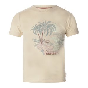 Koko Noko T-Shirt für Jungen beige mit Palmenmuster