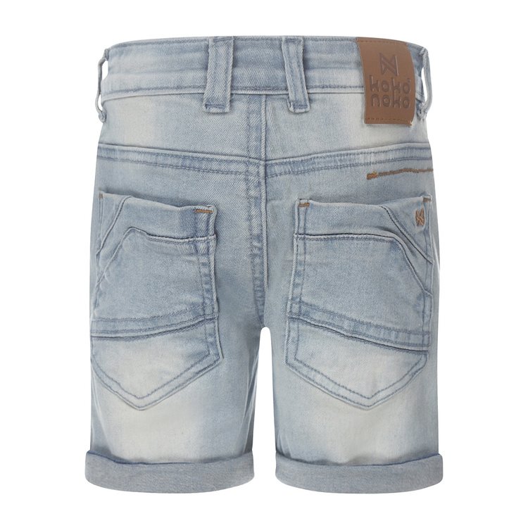 Koko Noko boys jeans shorts light blue | T46882-37