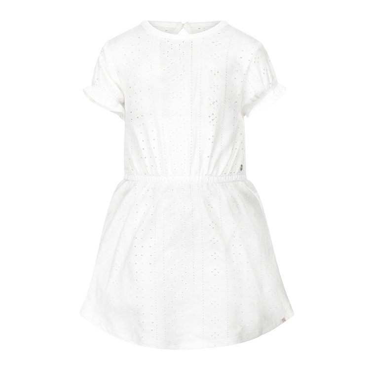 Koko Noko girls dress off white embroidery | T46910-37