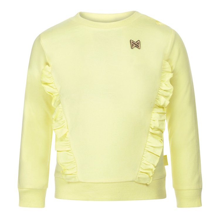 Koko Noko Mädchen Sweatshirt gelb Rüschen | T46921-37