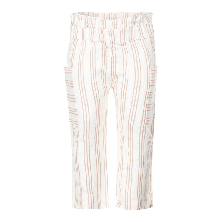 Koko Noko girls trousers off white stripe