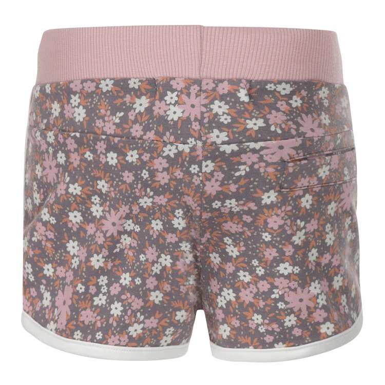 Koko Noko girls jogging shorts grey flower | T46942-37