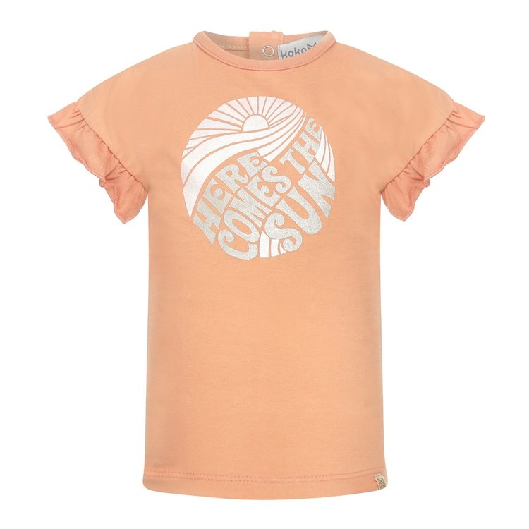 Koko Noko girl T-shirt orange | T46945-37