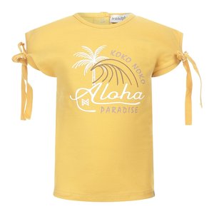 Koko Noko Mädchen-T-Shirt ockergelb