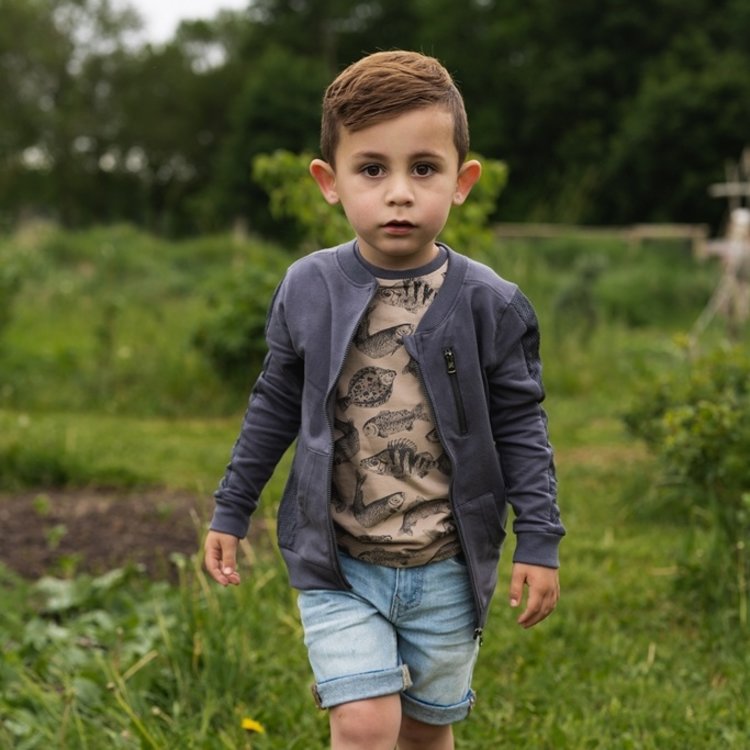 Koko Noko Jungen Strickjacke dunkelgrau | T46878-37