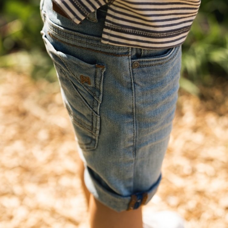 Koko Noko Jungen Jeans Shorts hellblau | T46882-37