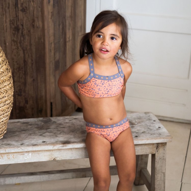 Koko Noko Mädchen Bikini orange panther | T46961-37