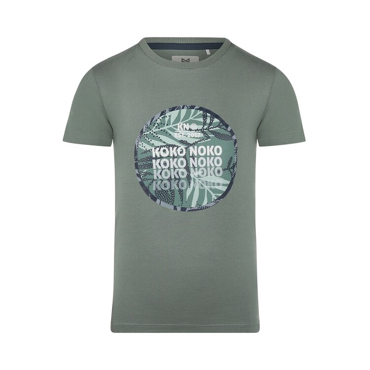 Koko Noko jongens T-shirt zachtgroen | R50802-37