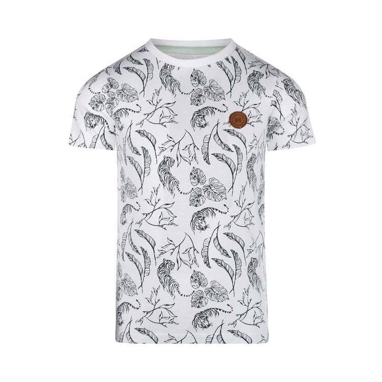Koko Noko boys' T-shirt white tiger | R50805-37