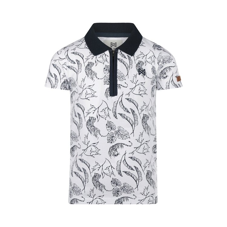 Koko Noko Jungen Poloshirt weißer Panther | R50812-37