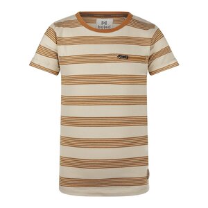 Koko Noko jongens T-shirt bruin beige gestreept