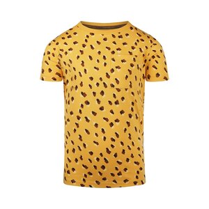 Koko Noko jongens T-shirt geel panter