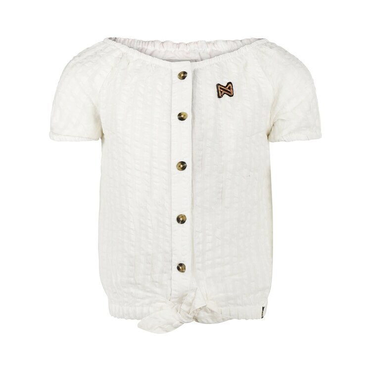 Koko Noko girls blouse off white buttons | R50906-37