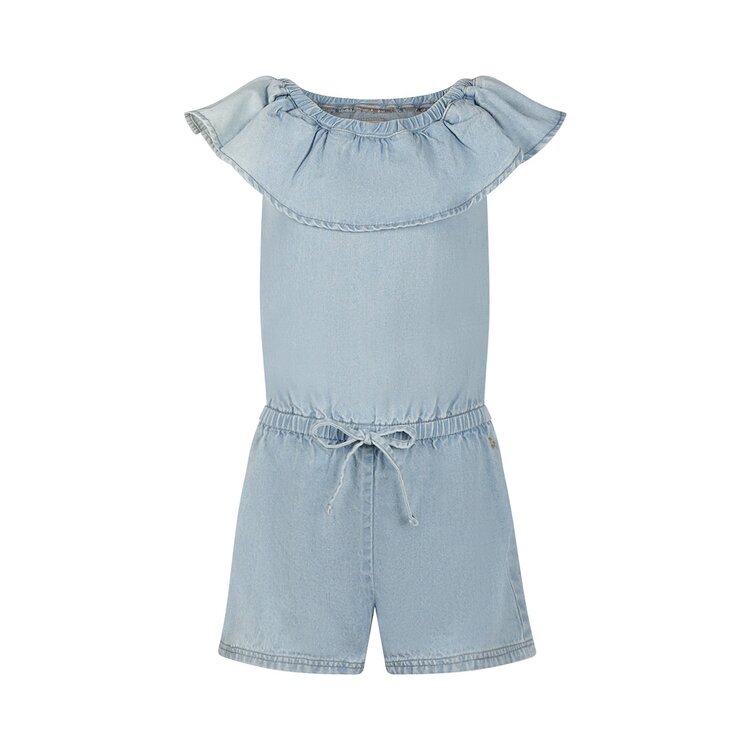 Koko Noko girls jumpsuit short jeans blue | R50912-37