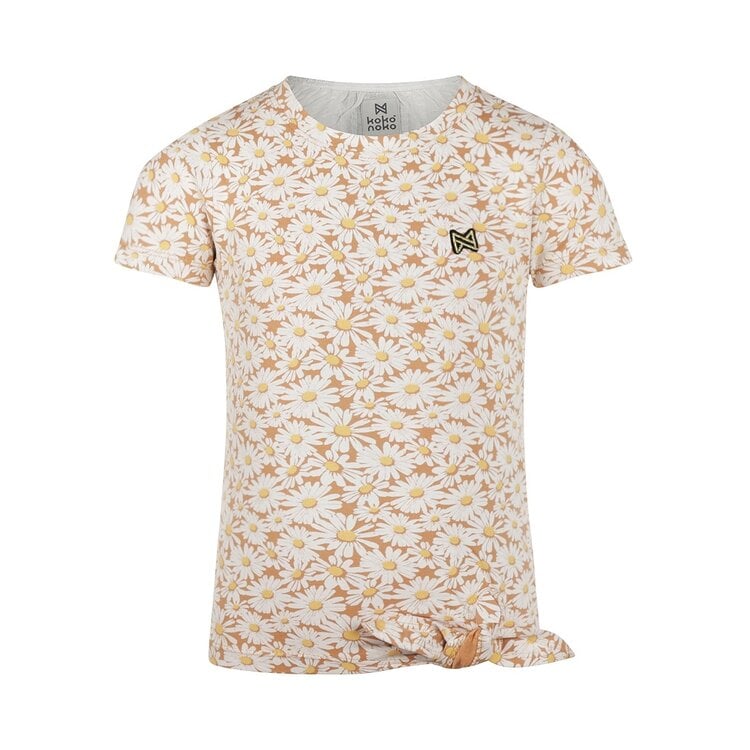 Koko Noko Mädchen T-Shirt camel Gänseblümchen | R50930-37