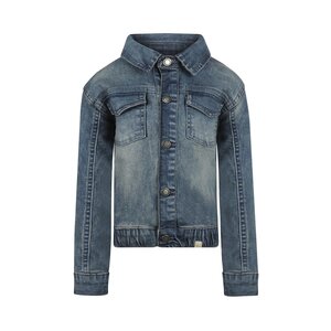 Koko Noko meisjes jeans jack blauw